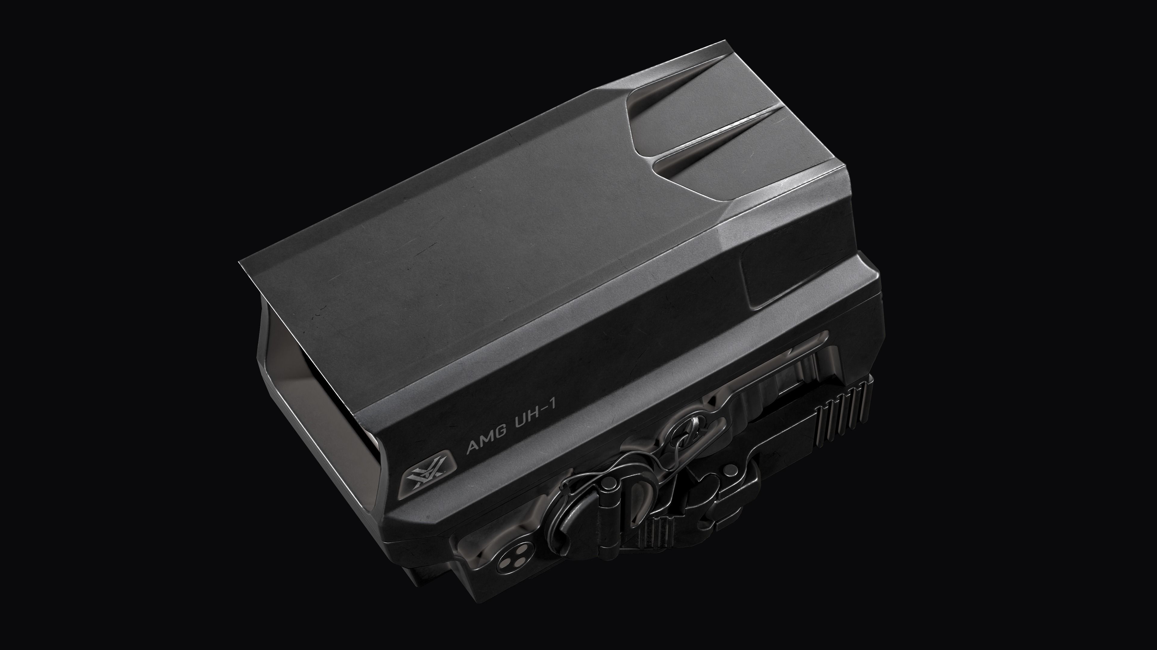 Vortex Razor AMG UH-1 GEN 2 red dot holographic sight Low-poly 3D model_11