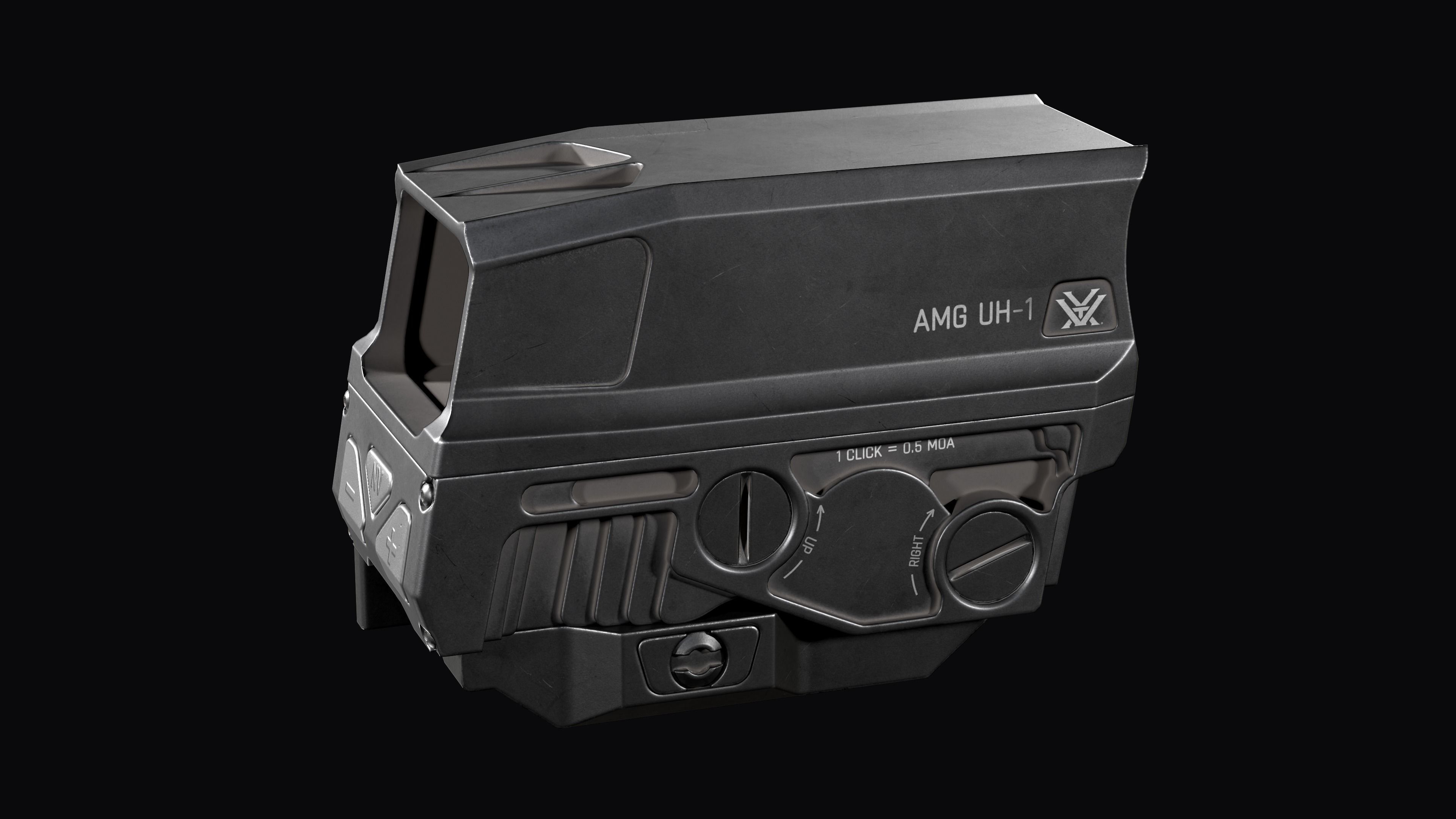 Vortex Razor AMG UH-1 GEN 2 red dot holographic sight Low-poly 3D model_9
