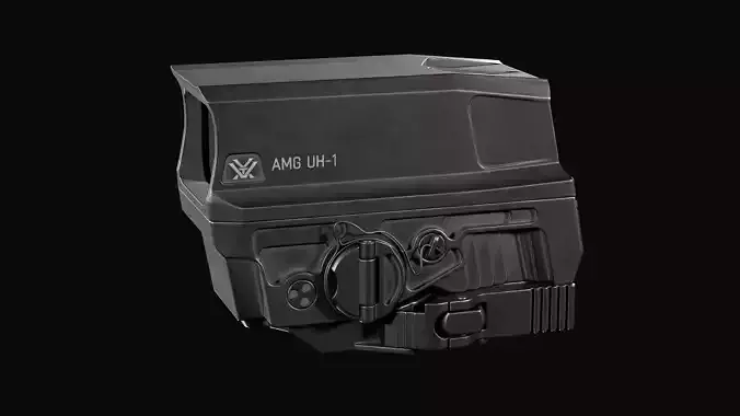 Vortex Razor AMG UH-1 GEN 2 red dot holographic sight Low-poly 3D model