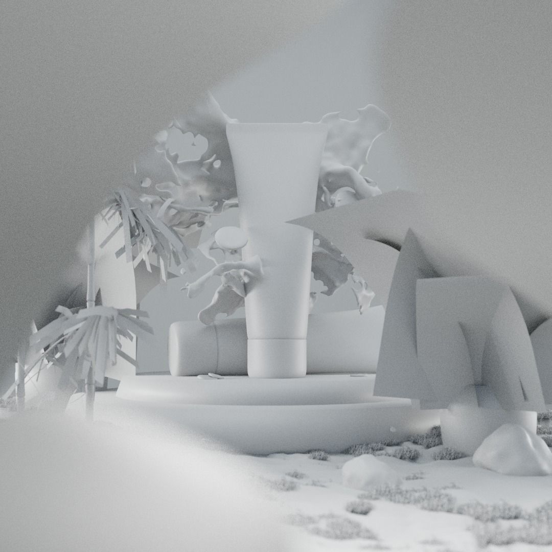 Face Wash Product 3D Model Tube 3D model_1