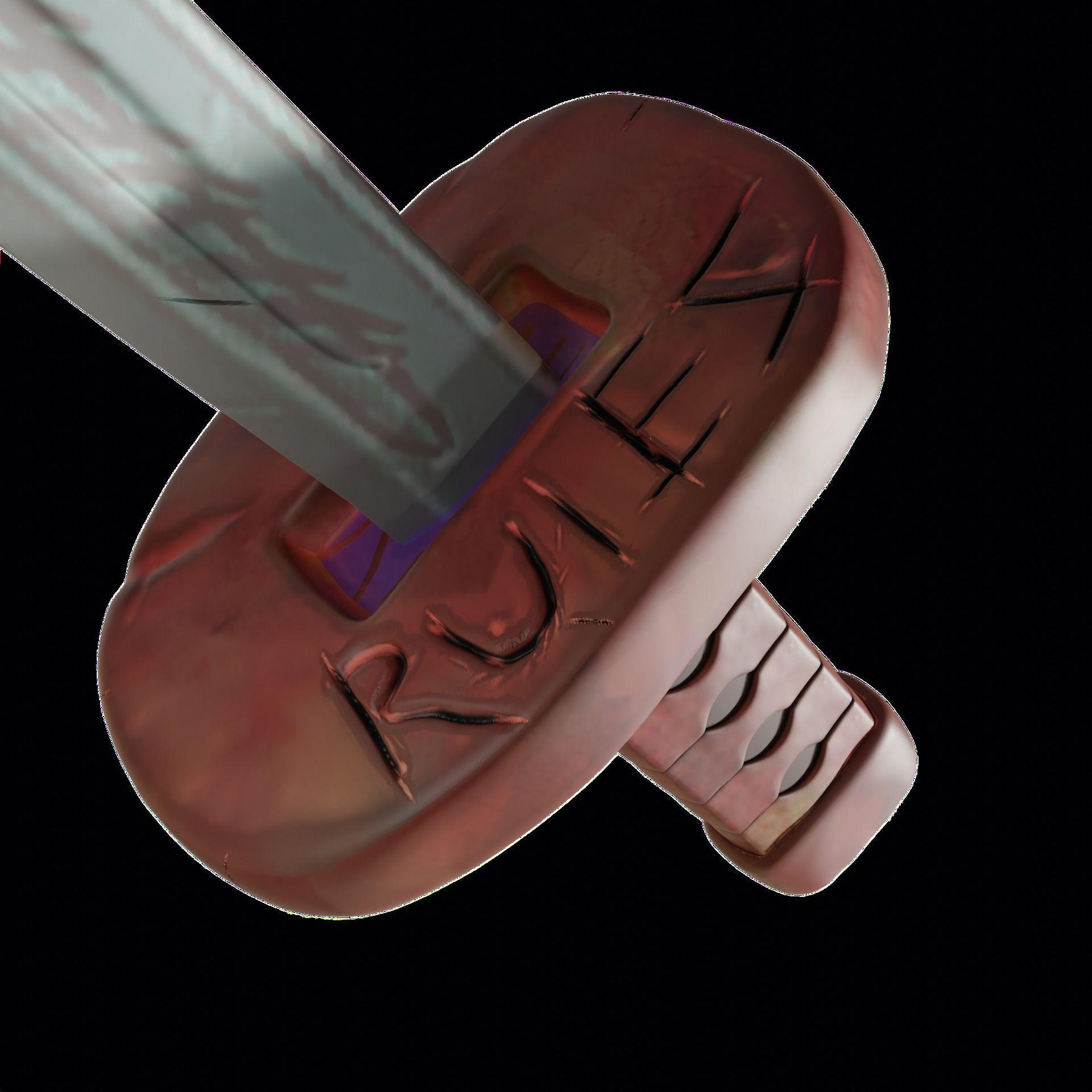 TEENAGE MUTANT NINJA TURTLES LEONARDO KATANA TMNT COSPLAY 3D print model_3