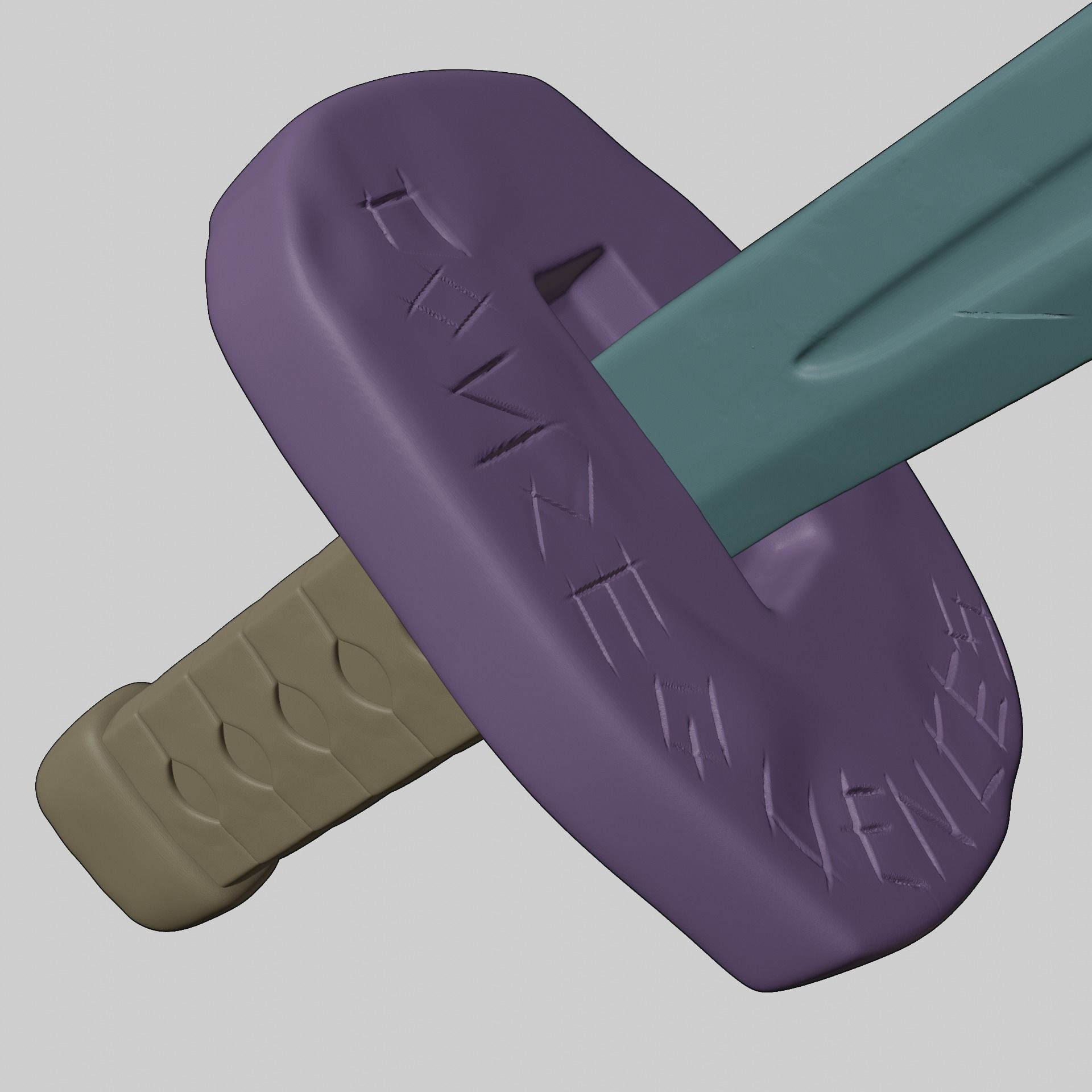 TEENAGE MUTANT NINJA TURTLES LEONARDO KATANA TMNT COSPLAY 3D print model_6