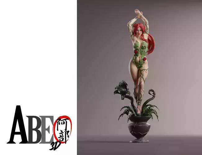 Poison Ivy 3D print model