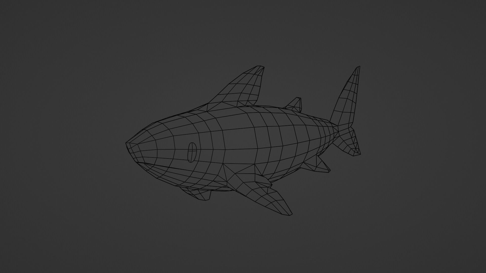 Low Poly Sharks Free low-poly 3D model_2