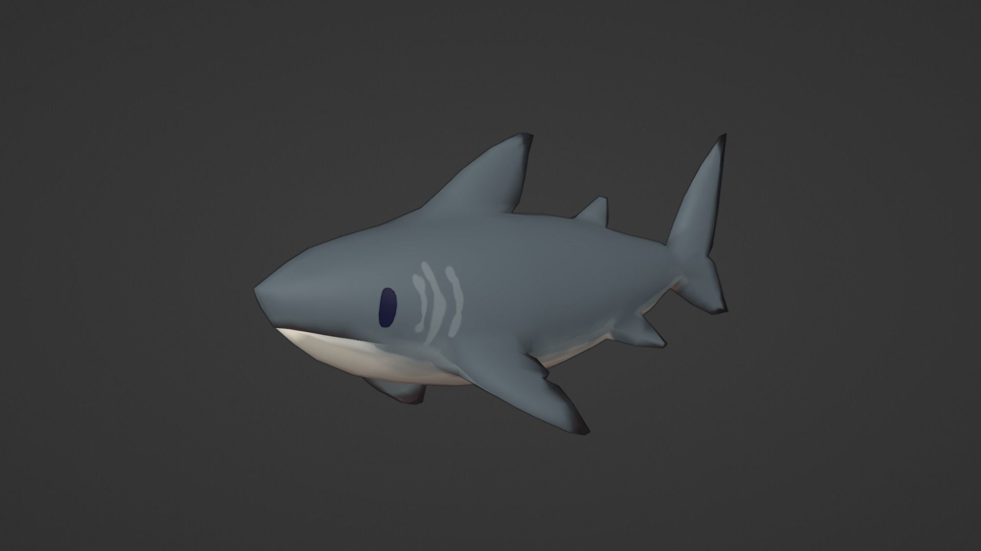 Low Poly Sharks Free low-poly 3D model_4