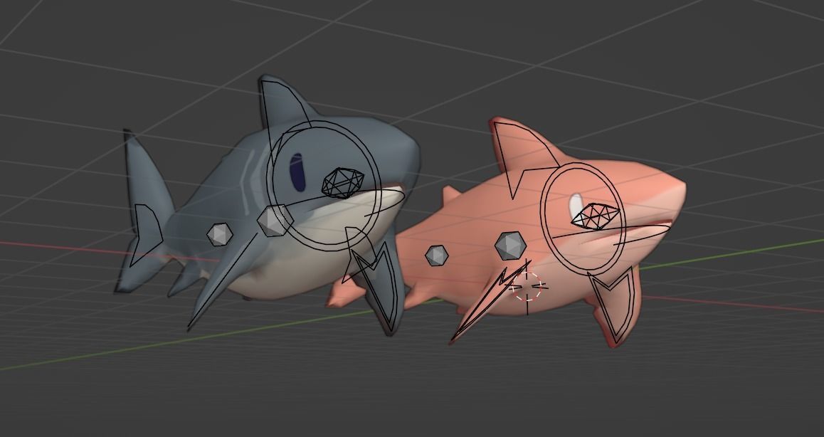 Low Poly Sharks Free low-poly 3D model_6