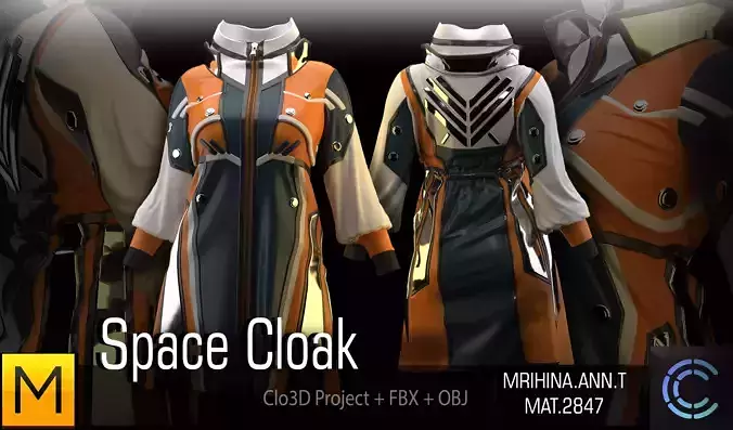 Space cloak 3D model