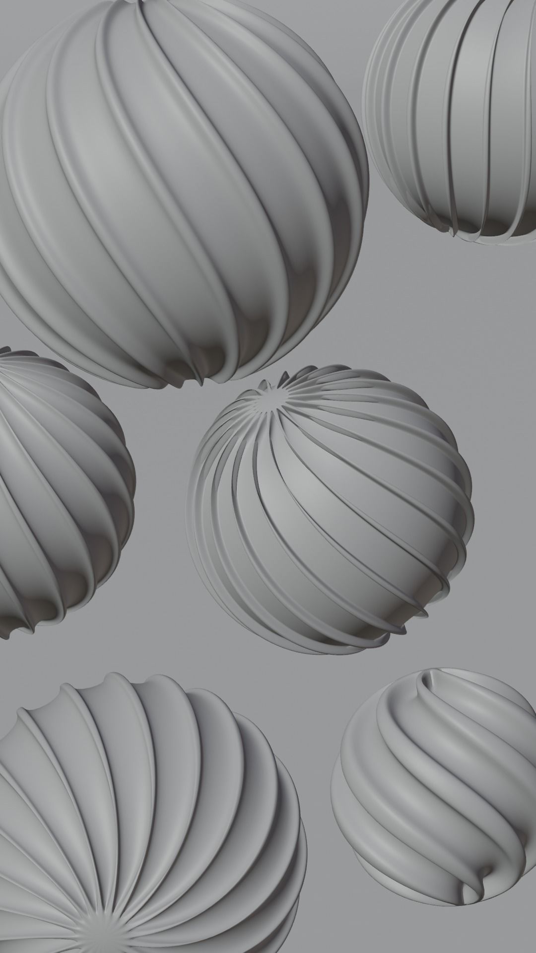Complex spheres Free 3D model_2