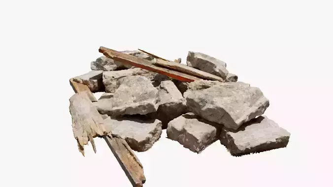 Scanned Construction Debris 02