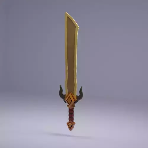 Game ready asset - Stylized Sword