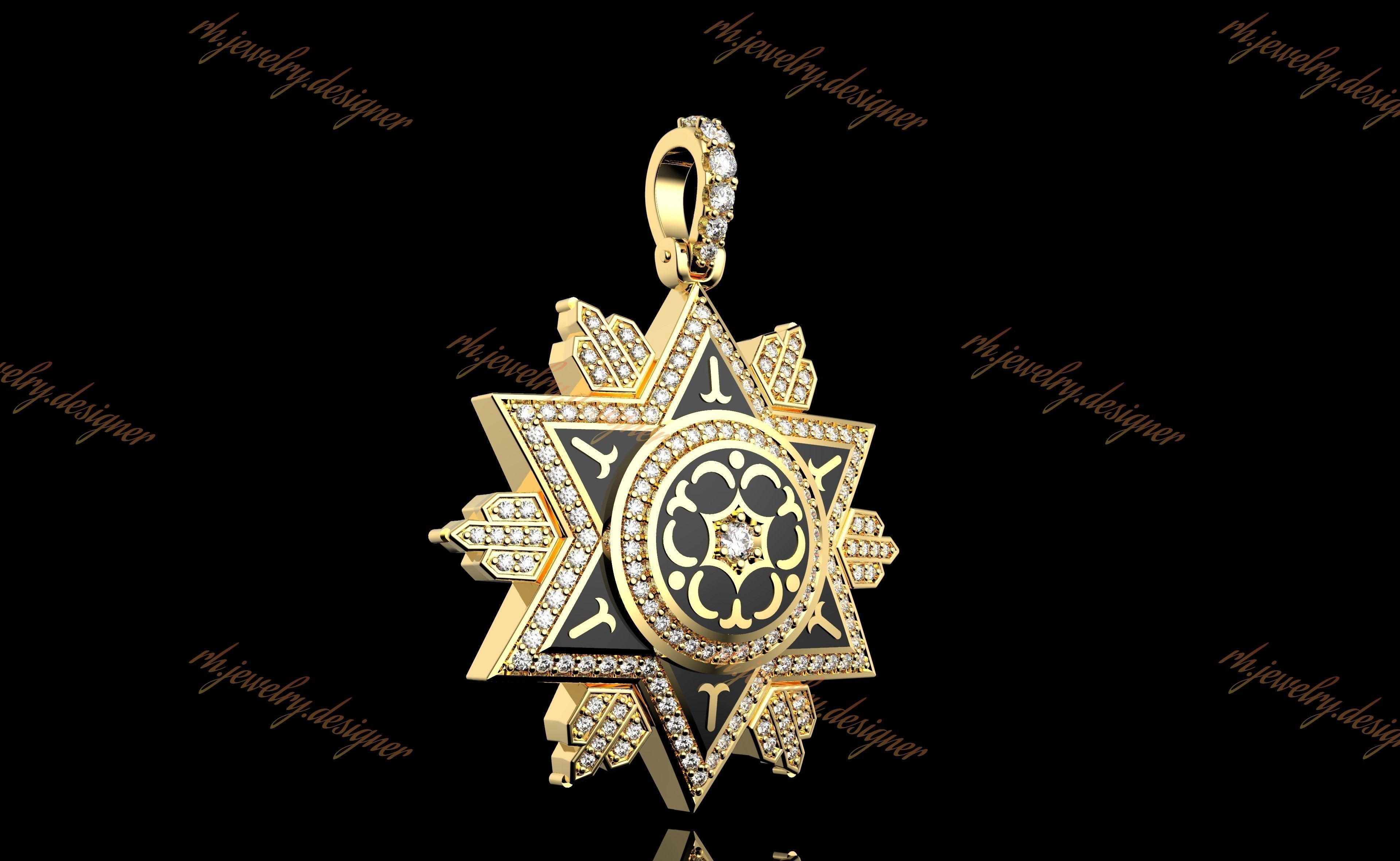 Gold N1035 3D print model_2