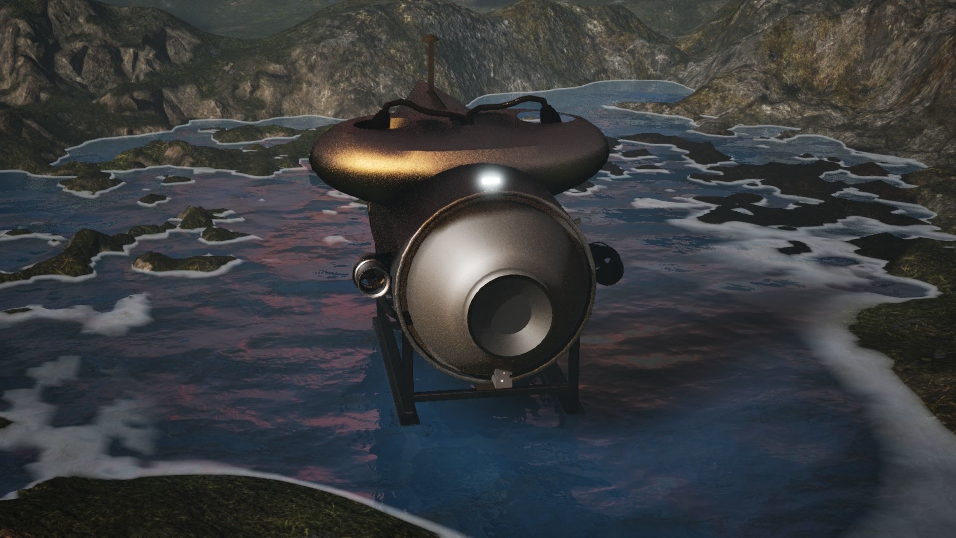 OceanGate - Game Ready Low Poly Model Low-poly 3D model_7