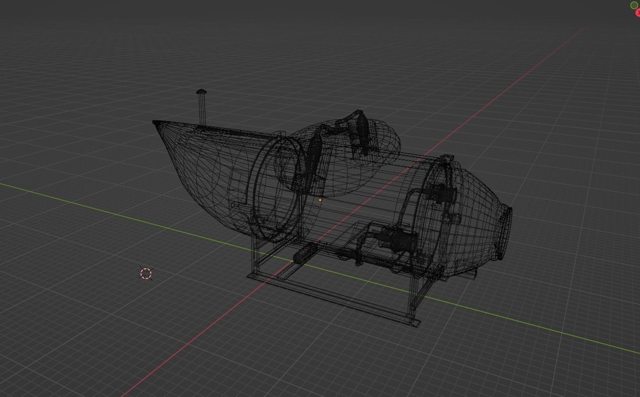 OceanGate - Game Ready Low Poly Model Low-poly 3D model_5