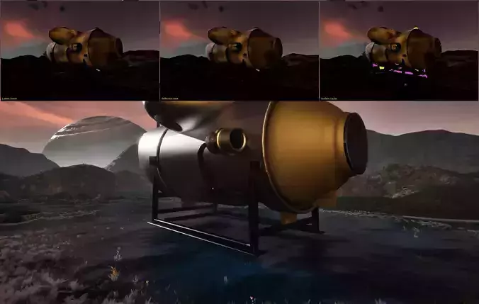 OceanGate - Game Ready Low Poly Model Low-poly 3D model