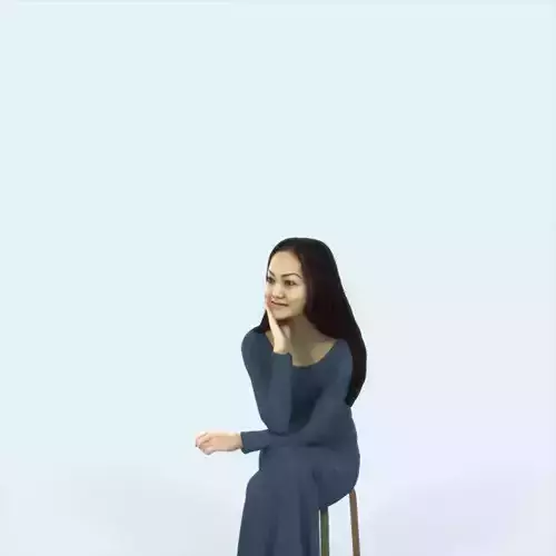 Passion 04C Observing East Asian Sitting Event Elegant Woman