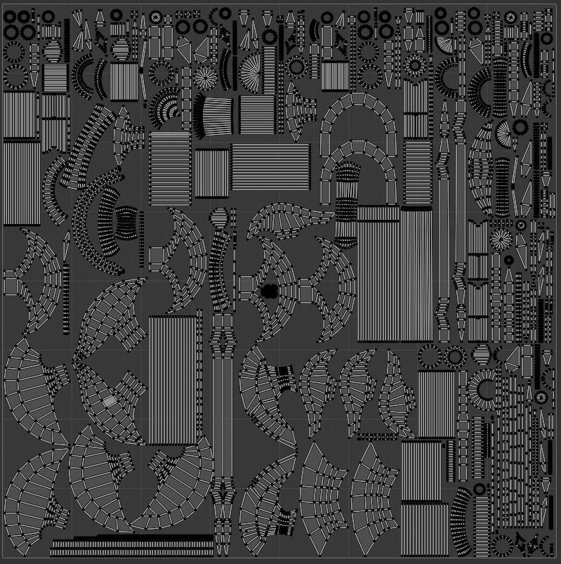Axe pack Low-poly 3D model_22