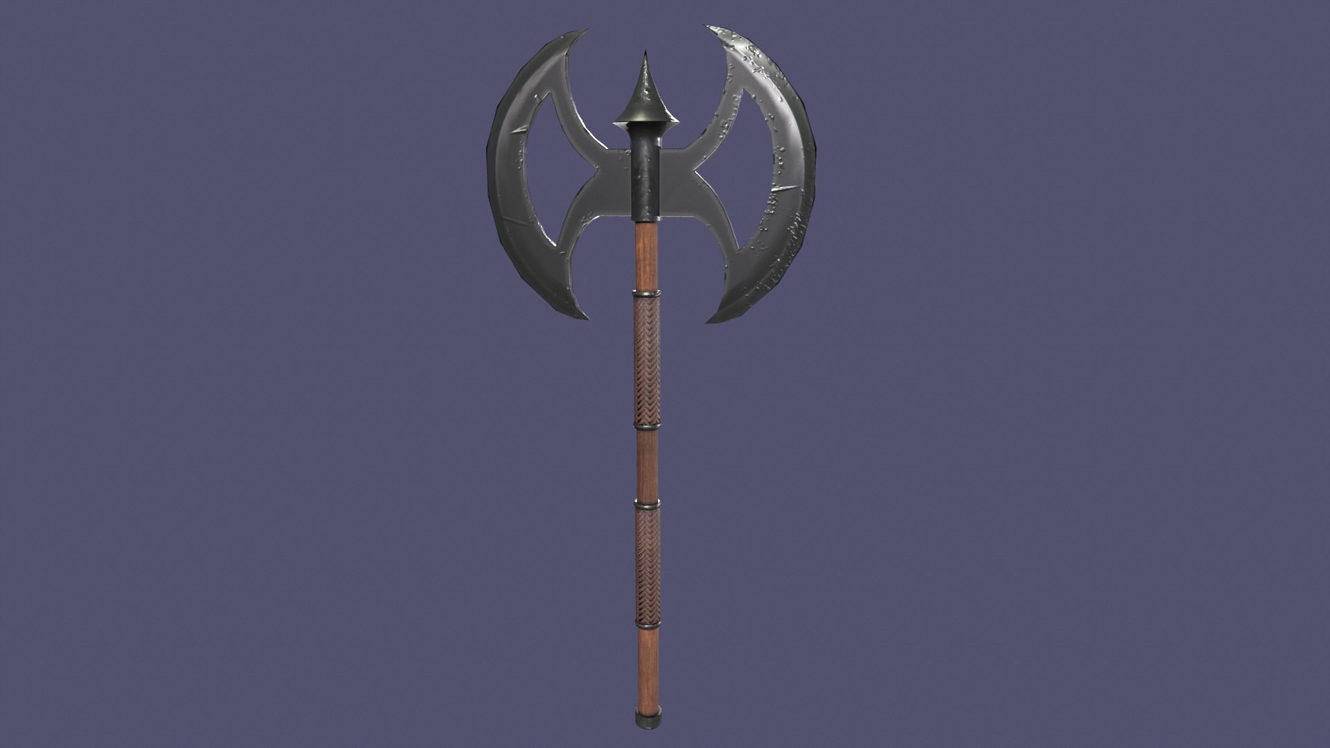 Axe pack Low-poly 3D model_12
