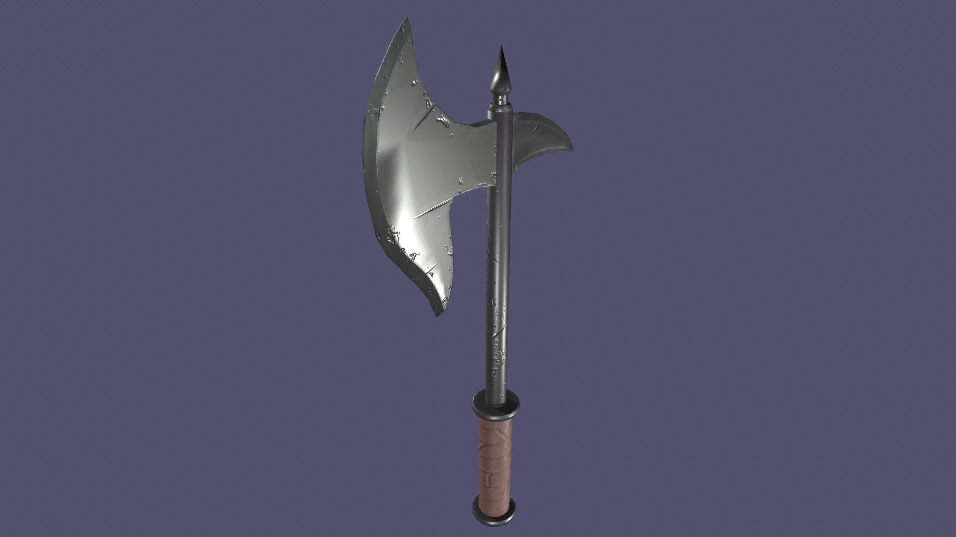 Axe pack Low-poly 3D model_11