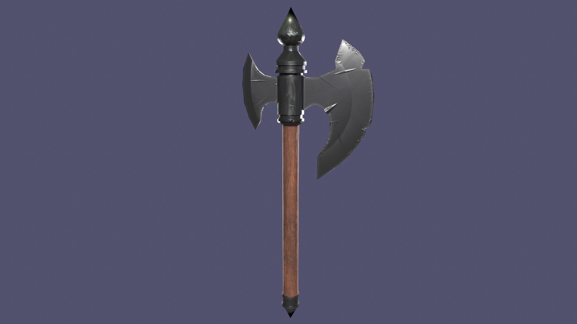 Axe pack Low-poly 3D model_6