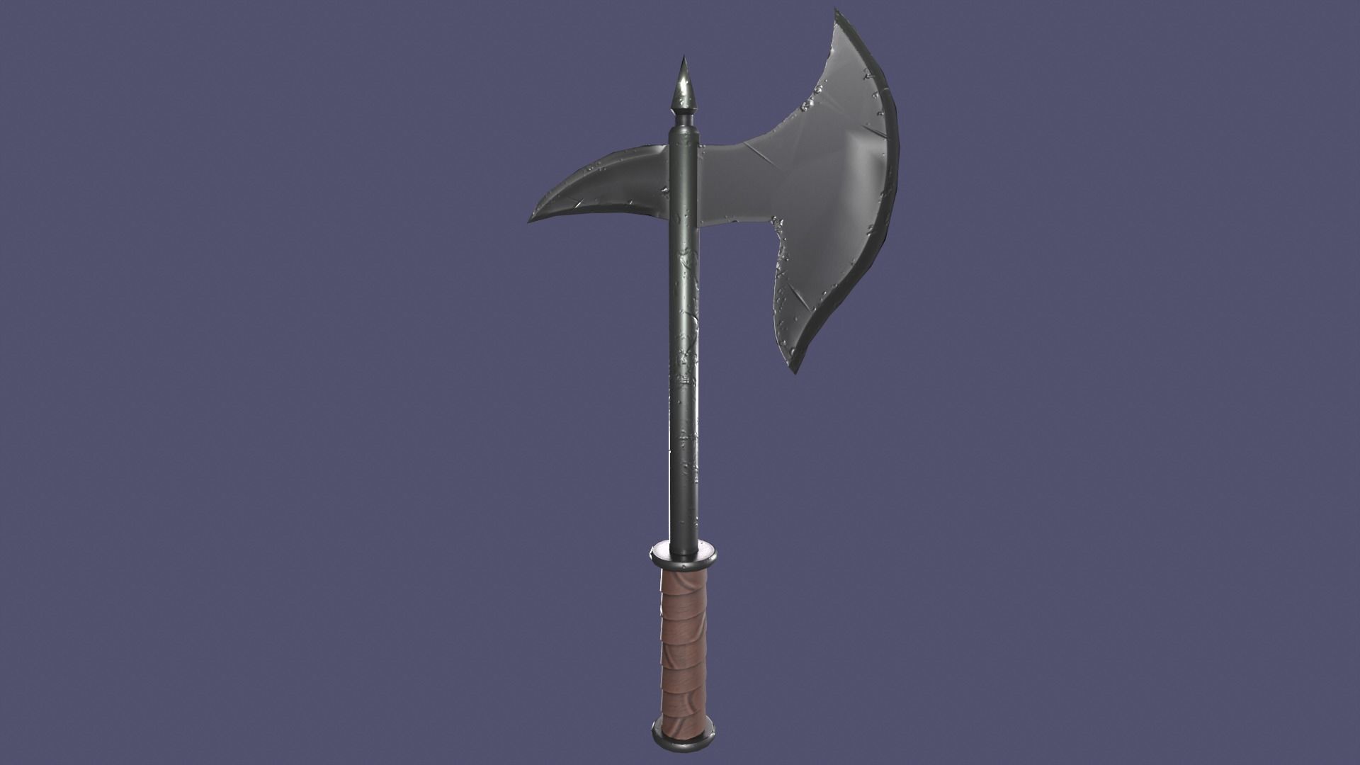 Axe pack Low-poly 3D model_10