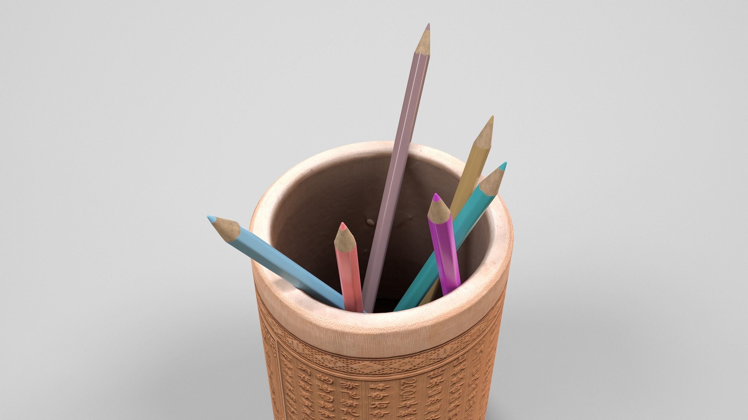 Pencil 39 3D model_4