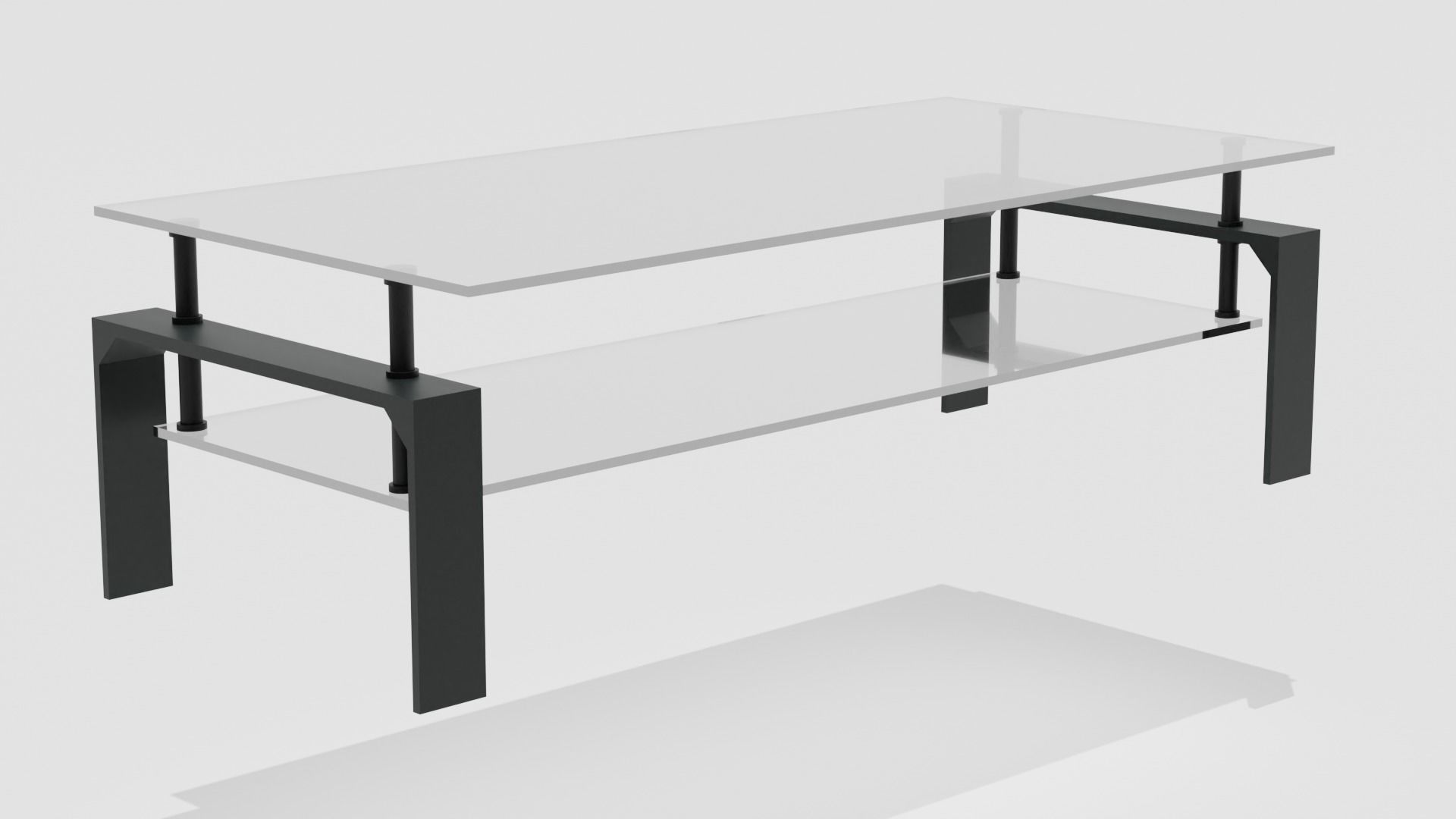 Table Low-poly 3D model_5