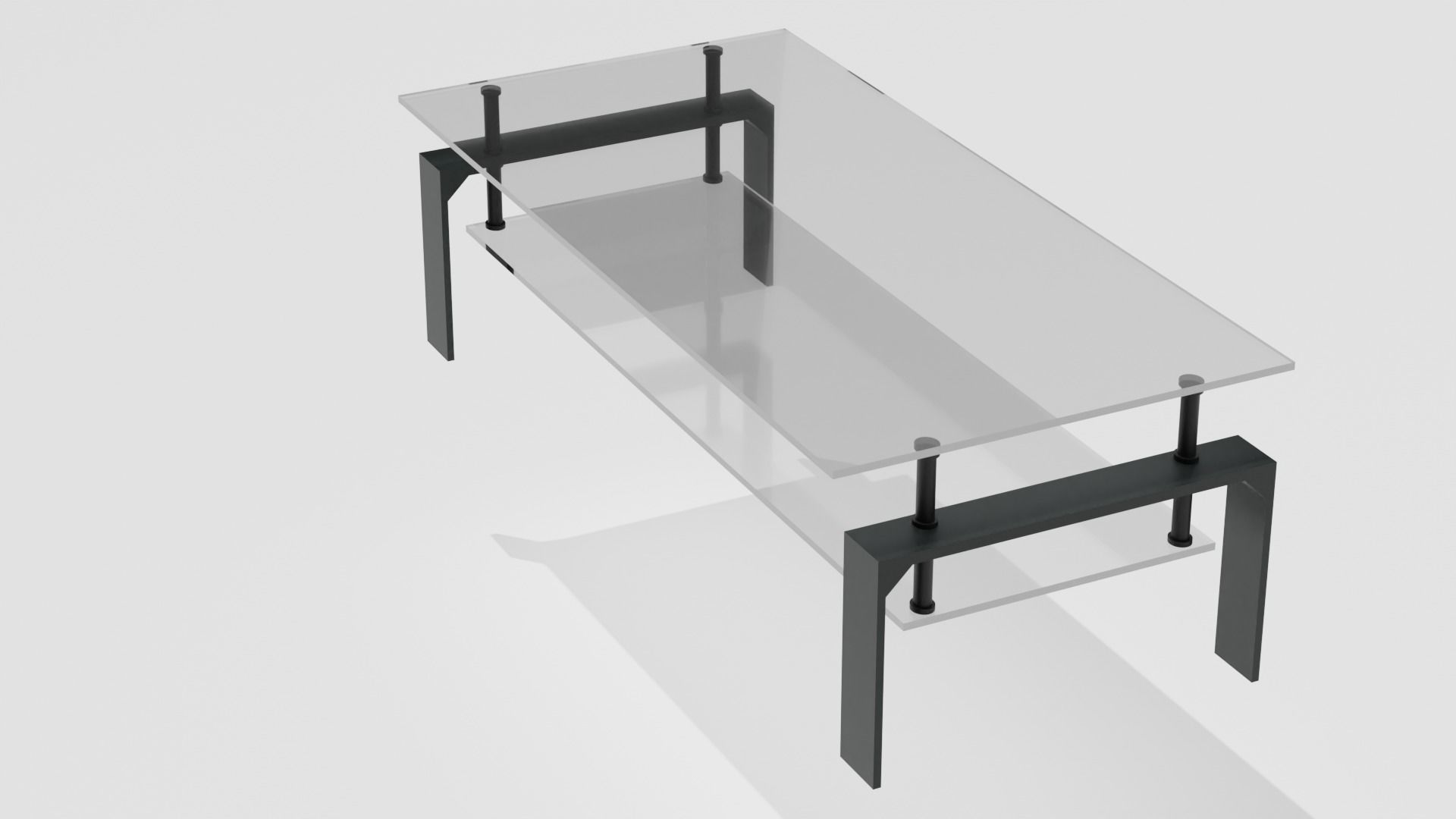 Table Low-poly 3D model_8