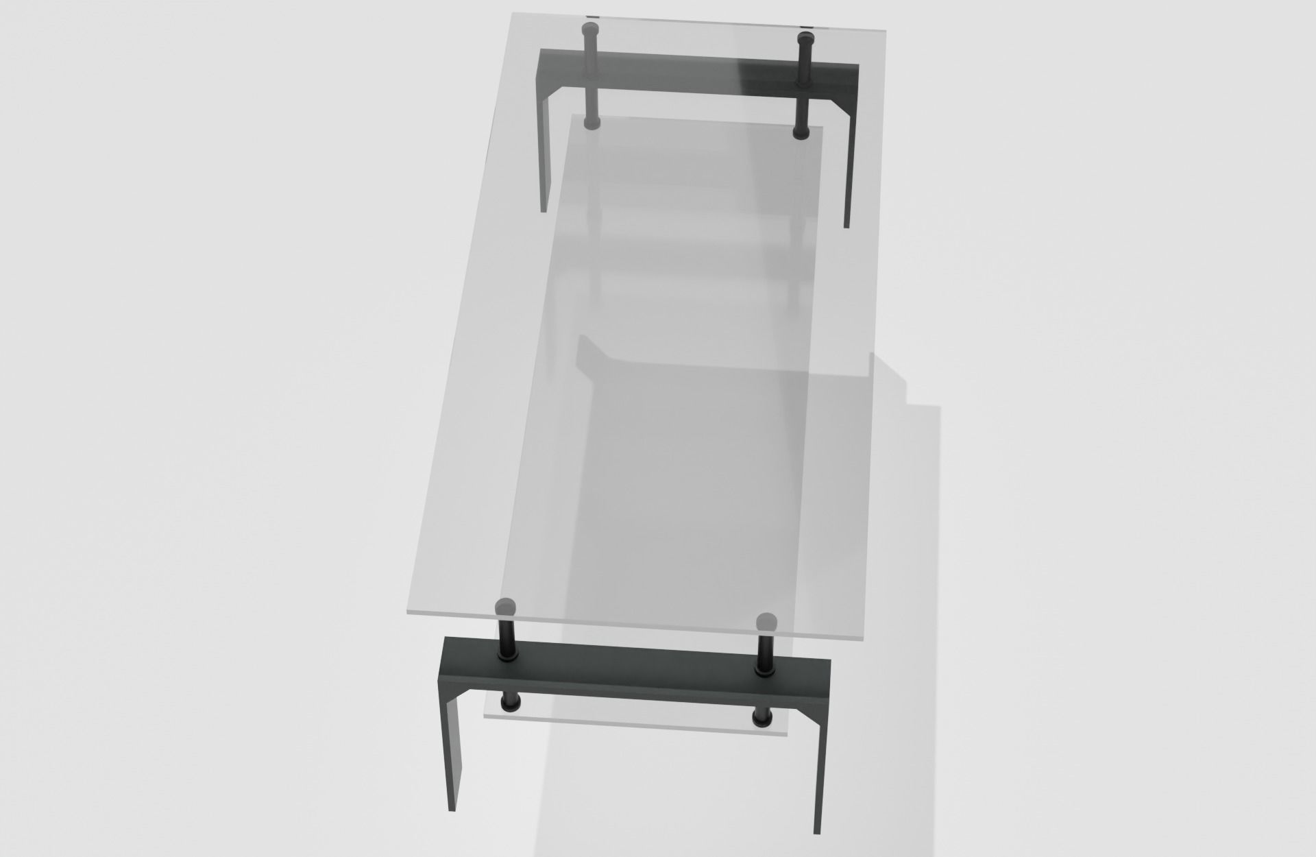 Table Low-poly 3D model_4