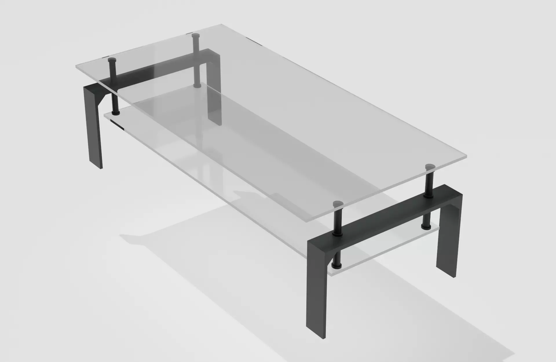 Table Low-poly 3D model_0
