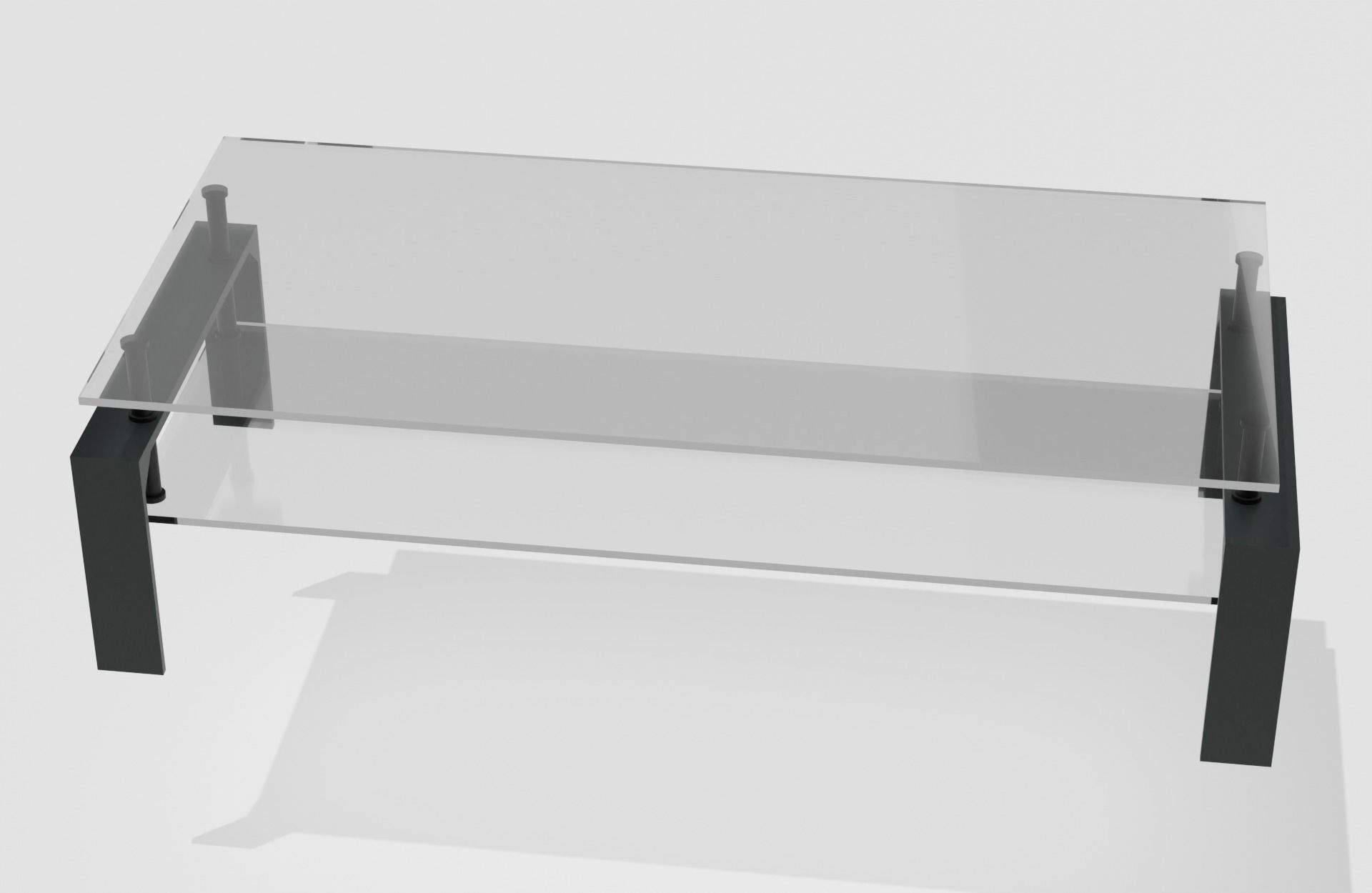 Table Low-poly 3D model_2