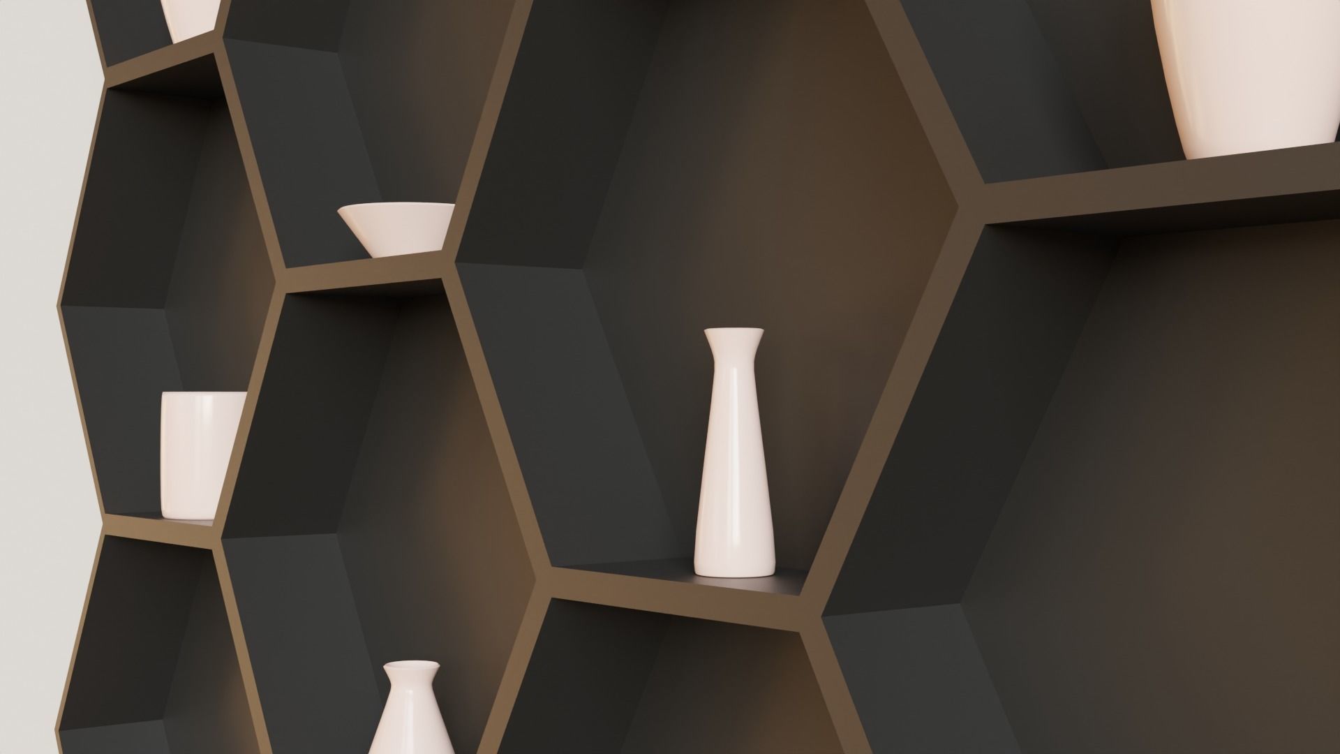 Vase Collection Low-poly 3D model_1