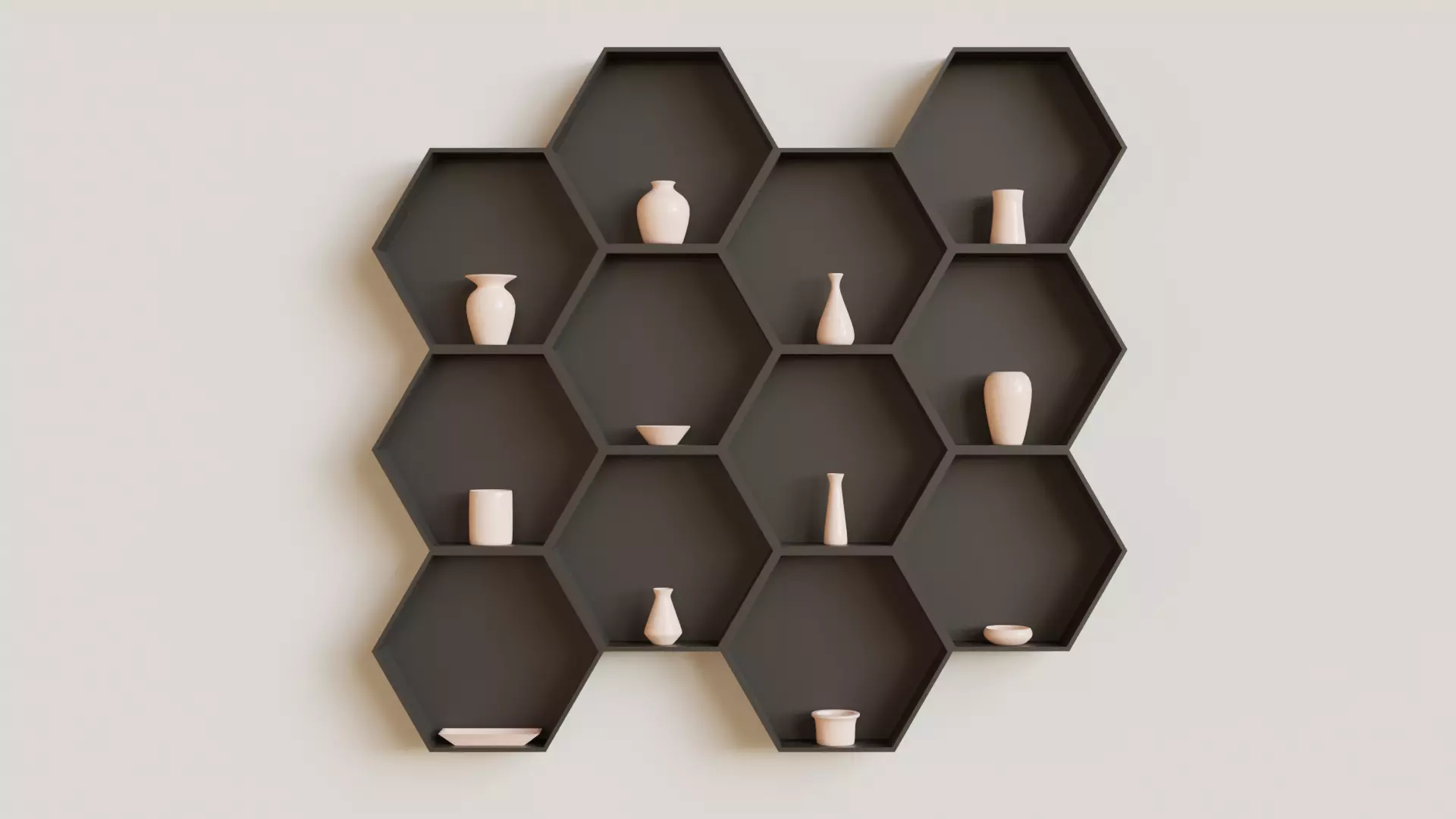 Vase Collection Low-poly 3D model_0