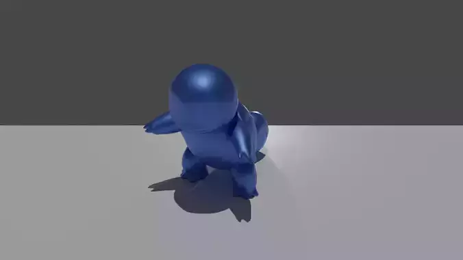 Worlds smallest Squirtle 3d model