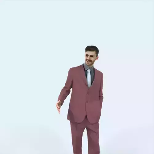 Posture 05K Explaining Couple Elegant Man