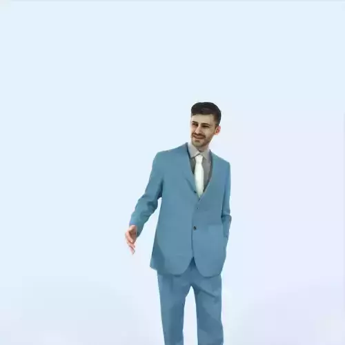 Posture 05J Explaining Couple Elegant Man