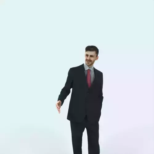 Posture 05I Explaining Couple Elegant Man