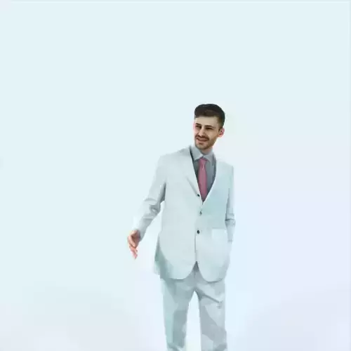 Posture 05C Explaining Couple Elegant Man