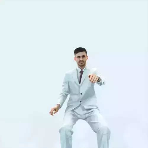 Posture 20M Driver Driving Sitting Elegant Business Man