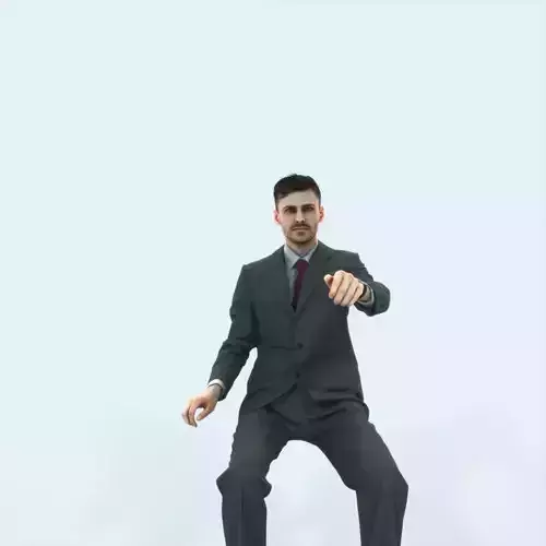 Posture 20H Driver Driving Sitting Elegant Business Man