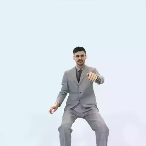 Posture 20E Driver Driving Sitting Elegant Business Man