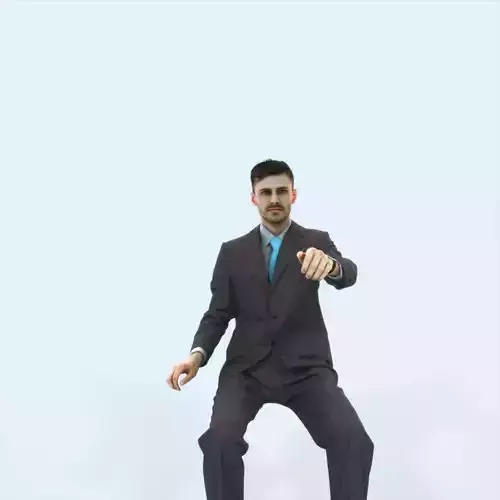 Posture 20D Driver Driving Sitting Elegant Man