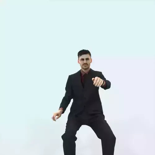 Posture 20C Driver Driving Sitting Elegant Business Man