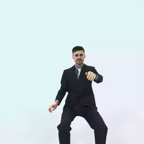 Posture 20B Driver Driving Sitting Elegant Business Man