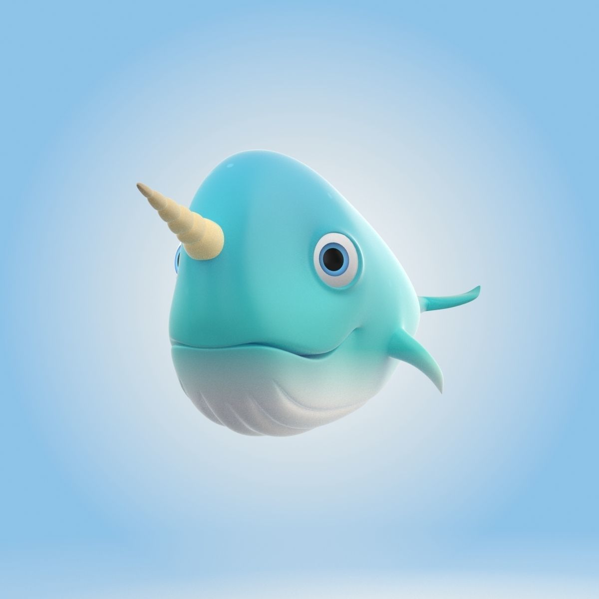 Narwhal 3D model_4