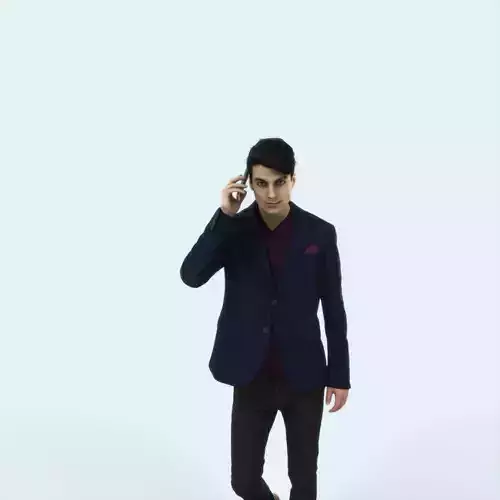 Prime 03E Cell Phone walking Casual Man