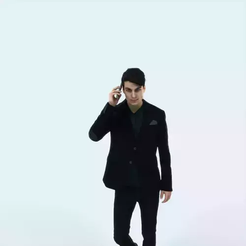 Prime 03B Cell Phone walking Casual Man