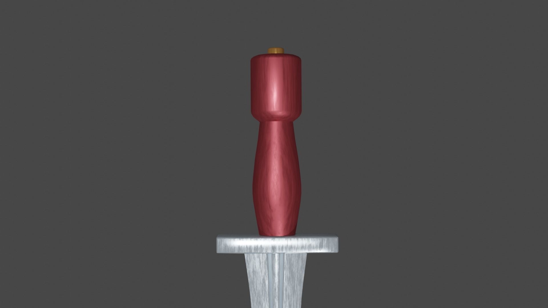 Xyphos sword Low-poly 3D model_8