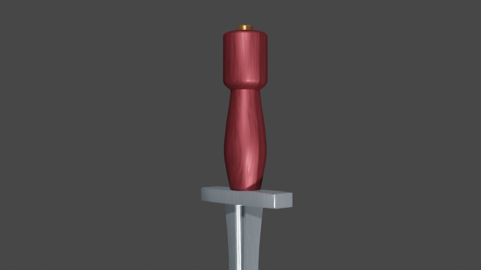 Xyphos sword Low-poly 3D model_10