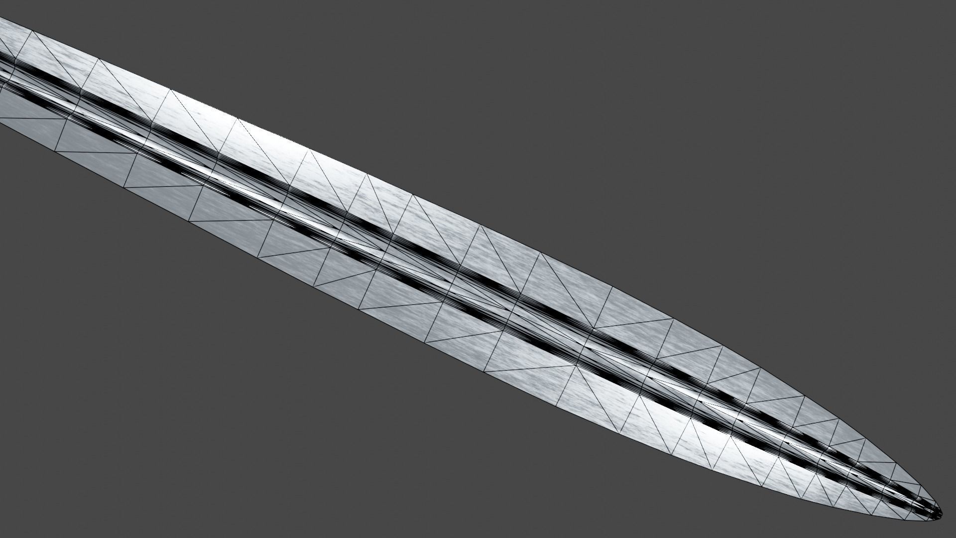 Xyphos sword Low-poly 3D model_12