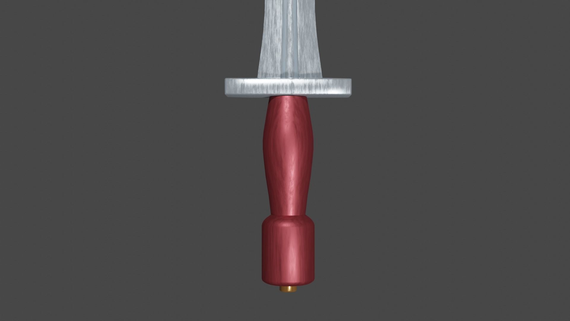 Xyphos sword Low-poly 3D model_9